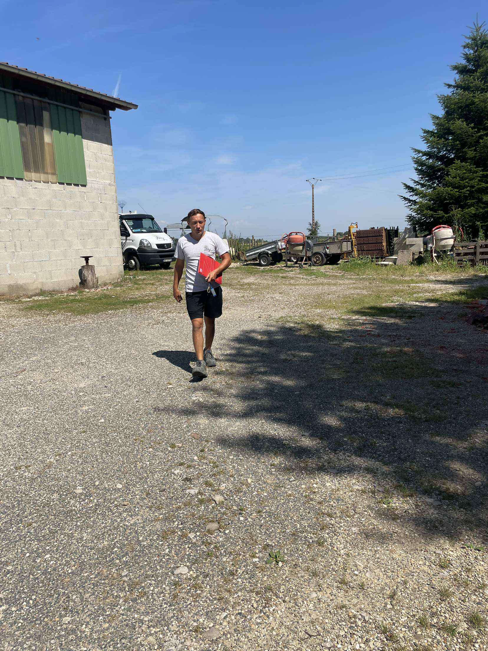 Marius Jolly, chef d'équipe Jolly Paysage